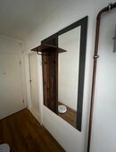 Garderobe Paneel + Spiegel + Kommode in 63071