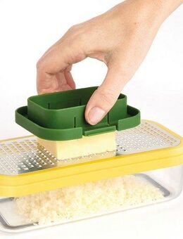 Joseph Joseph Zerkleinerer Multi-Prep, rutschfest, Fingerschutz, austauschbar, 4-in-1-Set