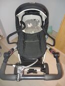Kinderwagen grau weiß schwarz in 58091