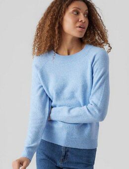 Vero Moda Rundhalspullover VMDOFFY LS O-NECK BLOUSE GA NOOS