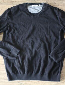 S.Oliver schwarzer Strickpulli Feinstrickpulli Strickpullover klassisch V Ausschnitt 42 44 Vintagestyle - Hoppegarten