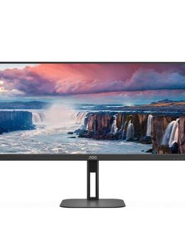 AOC U34V5C/BK Gaming-Monitor (86,3 cm/34 ", 3440 x 1440 px, 1 ms Reaktionszeit, 100 Hz, VA LCD)