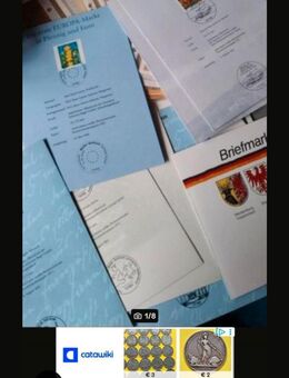 Briefmarken Lot 30 Gelenkblätter - Gumtow