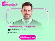 Edelmetallprüfer / Chemielaborant (m/w/d) im Probierlabor - Wimsheim