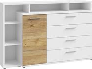 FORTE Kombikommode MAYACUS, modernes Sideboard, Stauraum, 4 Schubkästen, trendiges Dekor