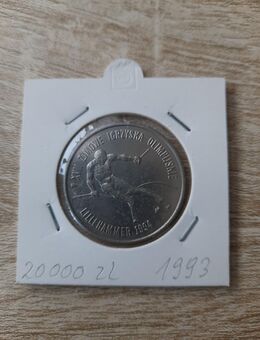 Polen 20,000 Zloty 1993 Lillehammer . Münze - Unna