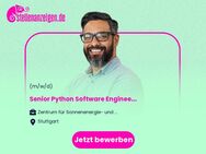 Senior Python Software Engineer (m/w/d) für erneuerbare Energien - Stuttgart