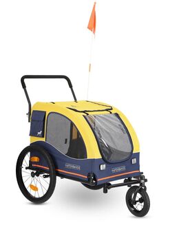 HAFENBANDE Fahrradanhänger Cabby L inkl. zwei Kupplungen - L 155 x B 74 x H 103 cm / bis 45 kg