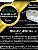 Terrarium 100x60x120cm (LxTxH) Terrariumbau in 44359