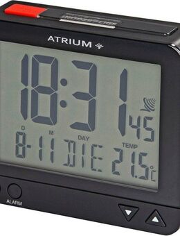 Atrium Funkwecker A760-7 Digitalwecker, Quarzwecker, Innentemperatur, Schlafzimmer