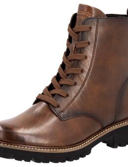 Remonte Schnürboots, Blockabsatz, Schnürstiefelette im Used Look