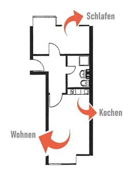 Zentrales Single-Apartment! - Hamm