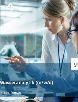 Spezialist Wasseranalytik (m/w/d) - Höchstädt (Donau)