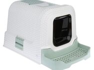 kooa Haubentoilette mit Streu-Schublade - weiß / minze