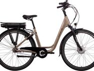 SAXONETTE E-Bike Cityrad City Plus, 7 Gang Shimano Nexus Schaltwerk, Nabenschaltung, Frontmotor, 468 Wh, Pedelec, Elektrofahrrad für Damen u. Herren