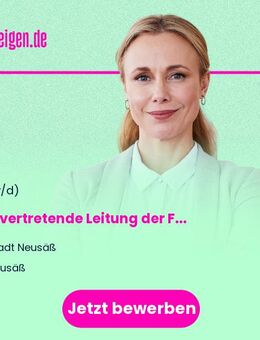 Stellvertretende Leitung der Finanzverwaltung (m/w/d) - Neusäß