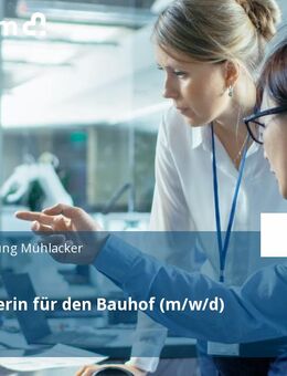 Mitarbeiterin für den Bauhof (m/w/d) - Mühlacker