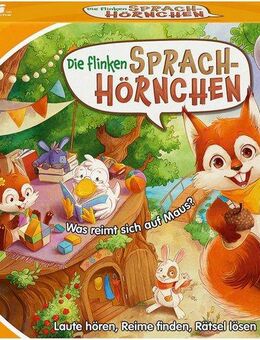 Ravensburger Spiel tiptoi® Die flinken Sprach-Hörnchen, Made in Europe, FSC® - schützt Wald - weltweit