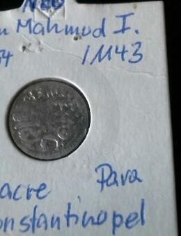 N66-Mahmud I.-1730-54..1143,Silbacre-Konstantinopel.-Para,Sohn Mus - München Laim