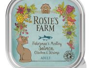 Rosie's Farm Adult 16 x 100 g - Lachs & Huhn mit Garnelen