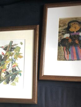 2 Bilder handgemalt in Einrahmungen - Arnstadt