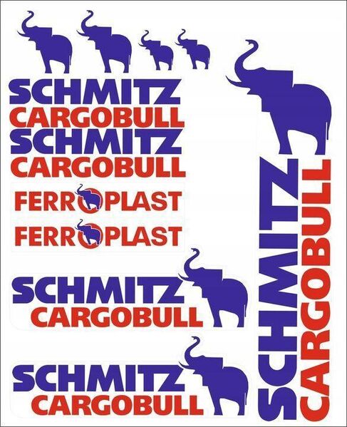 Schmitz Cargobull AUFKLEBER FERRORPLAST ANHÄNGE