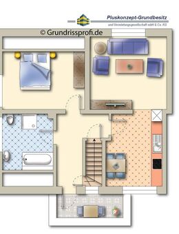 Helle 2-Zimmer-Wohnung mit Balkon, Einbauküche und Stellplatz in ruhiger Lage - Munster