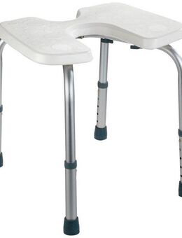 WENKO Hygienehocker Secura, belastbar bis 120 kg, höhenverstellabr