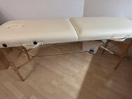 2 Zonen Massageliege beige von TecTake - Bonn