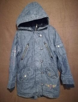 H+M Jeans Wintermantel Gr. 158 - Hamburg