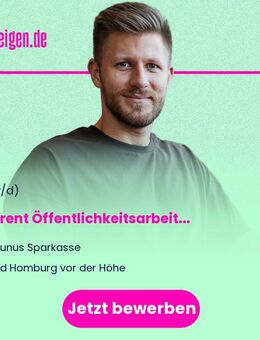 Referent Öffentlichkeitsarbeit (w/m/d) - Bad Homburg (Höhe)