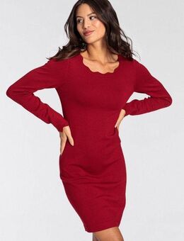 Laura Scott Strickkleid kurzes Kleid, figurbetont, aus Viskosemischung