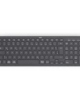 Hama Tastatur WK-300 (kabellos, QUERTZ, Multi-Device) Tastatur