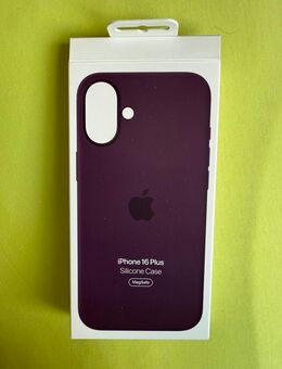 iPhone 16 Plus Silicon Case mit MagSafe - Farbe: Pflaume - Wesel