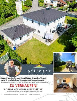 Doppelhaushälfte der Extraklasse, Energieeffizienz A+ mit großzügiger Terrasse und Doppelgarage - Ortenburg