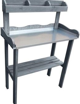 promadino Pflanztisch, mit verzinkter Arbeitsfläche, BxTxH: 84x38x130 cm