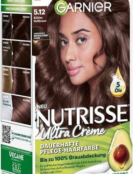 GARNIER Coloration Garnier Nutrisse Creme, Packung, 3-tlg., mit pflegender Formel