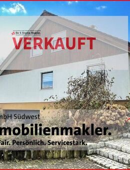 Interessantes Einfamilienhaus mit ELW und Doppelgarage in ruhiger Sackgasse - Meßkirch