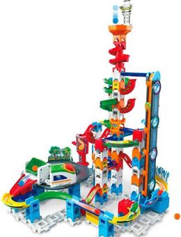 Vtech® Kugelbahn Marble Rush - Super Sky Tower Set XL300 E, mit Sound- und Lichteffekten