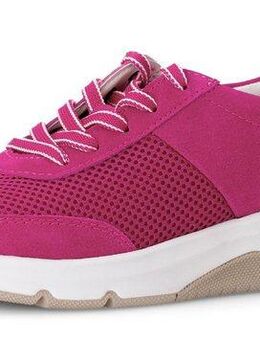 Gabor Rollingsoft Keilsneaker, Freizeitschuh, Halbschuh, Schnürschuh, Logoschriftzug an der Ferse