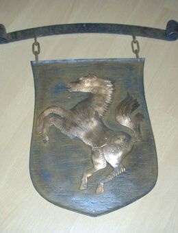 Metallwappen mit Pferd - Wilnsdorf