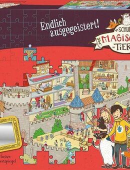 Kosmos Puzzle Story Puzzle: Die Schule der magischen Tiere, Endlich Ausgegeistert!, 200 Puzzleteile, mit Leuchteffekt, Made in Germany