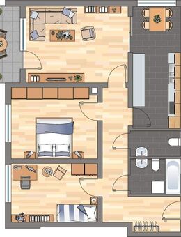 Nur mit WBS! 2-Zimmer-Wohnung in Bellheim - Bellheim