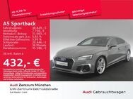 Audi A5, Sportback 40 TFSI qu S line, Jahr 2021 - München