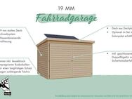 Karibu Fahrradbox Fahrradgarage 4, in verschiedenen Farben, BxTxH: 212,5x216,5x167 cm