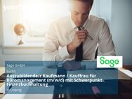 Auszubildende/r Kaufmann / Kauffrau für Büromanagement (m/w/d) mit Schwerpunkt Finanzbuchhaltung - Leipzig
