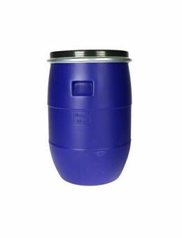 Lebensmittelfass Fass Kunststofffass Regenfass Deckelfass Wasserfass Tonne Blau 120l Fass - Wuppertal