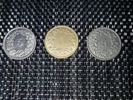Münzen Schweiz 5 Stück - Verl Kaunitz