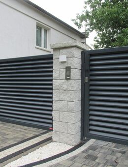 Zaun Jalousienzaun PS004 Moderne Zäune auf Maß - Krefeld