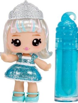 YUMMILAND Minipuppe Yummiland Lipgloss Doll - Callie Birthday Cake, inklusive Schlüsselanhänger